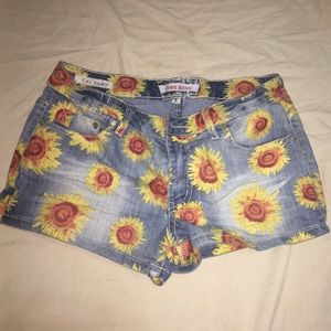 HOT KISS Sunflower Shorts